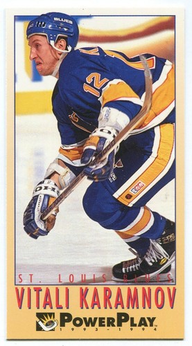 1993-94 Fleer PowerPlay #429 Vitali Karamnov St. Louis Blues