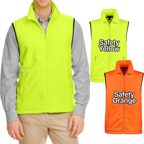 BIG MENS Polar Fleece Vest Safety 