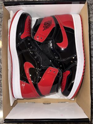 Air Jordan 1 Retro High OG Patent Bred Banned 555088-063 Air Jordan 1 Retro High OG Patent Bred Banned 555088-063
