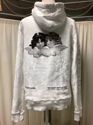 Fiorucci Graphic Logo Angels Organic Cotton Crew Neck Hoodie