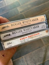 Roger Whittaker 3 Cassette LOT Sincerely Yours Complete Set  All Time Touching