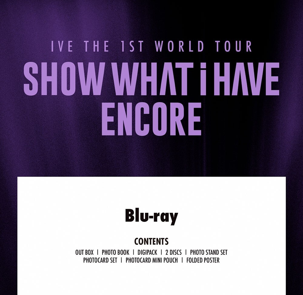 ちょこしゃん出品　IVE SHOW WHAT i HAVE Blu-ray IVE THE 1ST WORLD TOUR - SHOW WHAT I HAVE Blu-Ray +