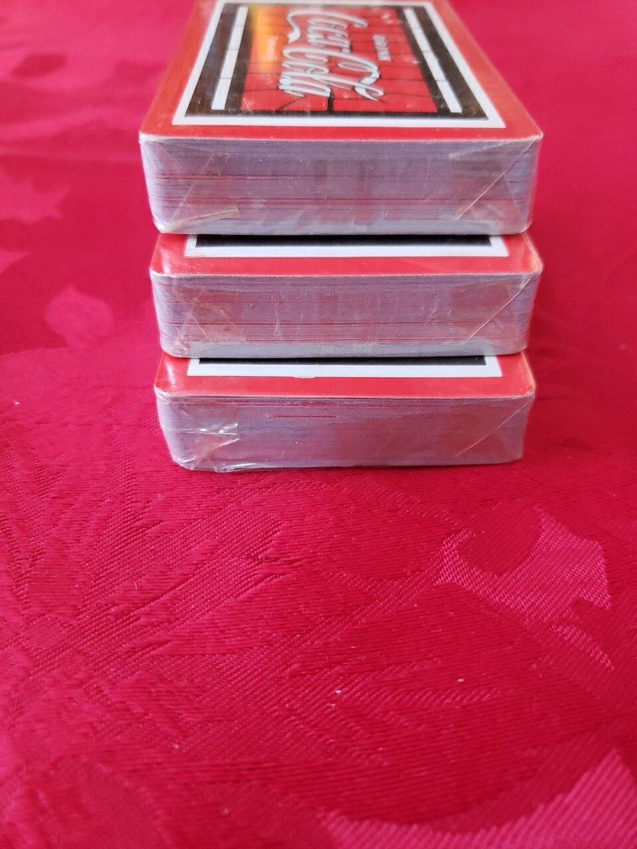 Drink Coca-Cola Joker Vintage Advertising Playing Card SEALED LOT