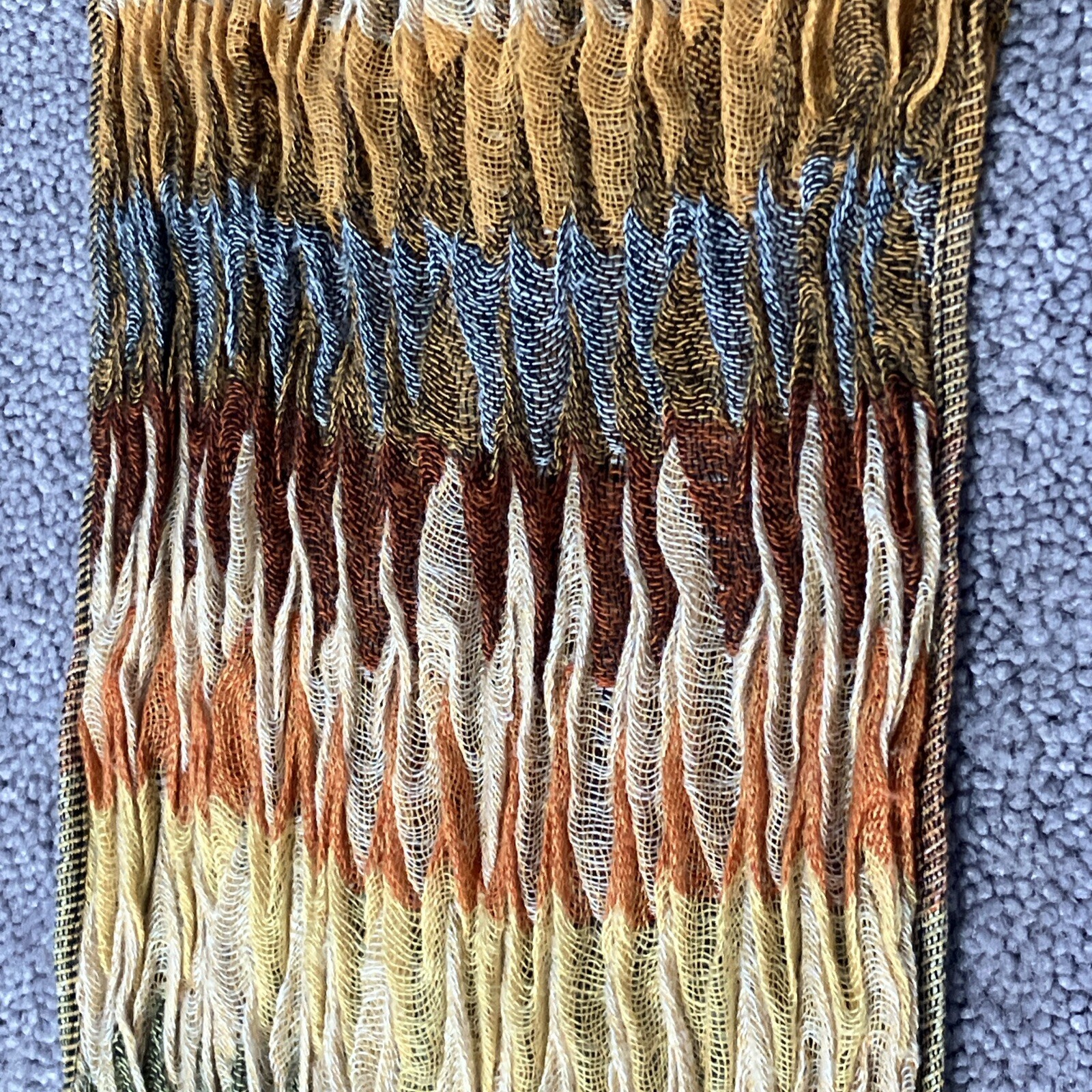BEAUTIFUL MULTI COLORED STRETCH SCARF - image 18