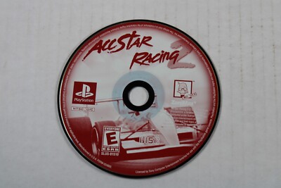 All Star Racing 2 (Sony PlayStation PS1) Black Label Original, DISC ONLY