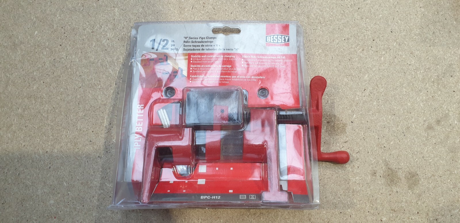 Bessey Germany BPC-H12 1/2"" Pipe Clamping Set RRP £43.27