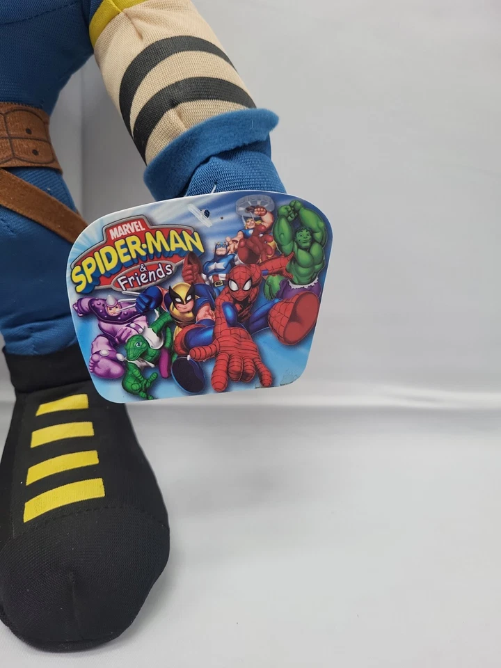 Vintage Rare Kellytoy Wolverine Marvel Super Hero Squad  Wolverine 16” Plush - Image 2 of 4