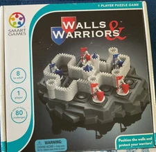 SmartGames Walls & Warriors Skill-Building Puzzle Game Ages 8 +