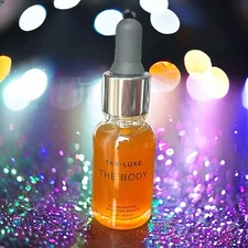 TAN-LUXE the Body Illuminating Self Tan Drops light/med 0.5 fl oz 15 ml NWOB