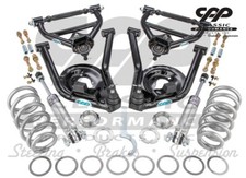 70-81 Chevy Camaro Tubular Upper Lower Control Arms + 450lb Viking Coil Over Kit