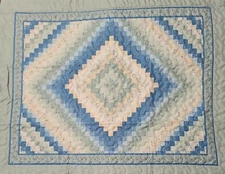 Classic ~ Diamond Patch ~ Pillow Sham ~ Measures 24" x 29" ~ Quilted ~ Polyester