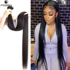 Raw Straight Hair Weave Human Hair Weft Mink Brazilian 100 Human hair Bundle