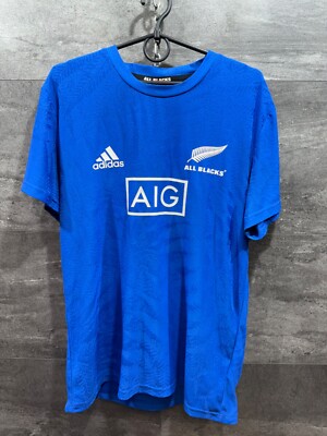 Adidas DY9561 All Blacks T-Shirt Blue Men's Jersey Size M | eBay