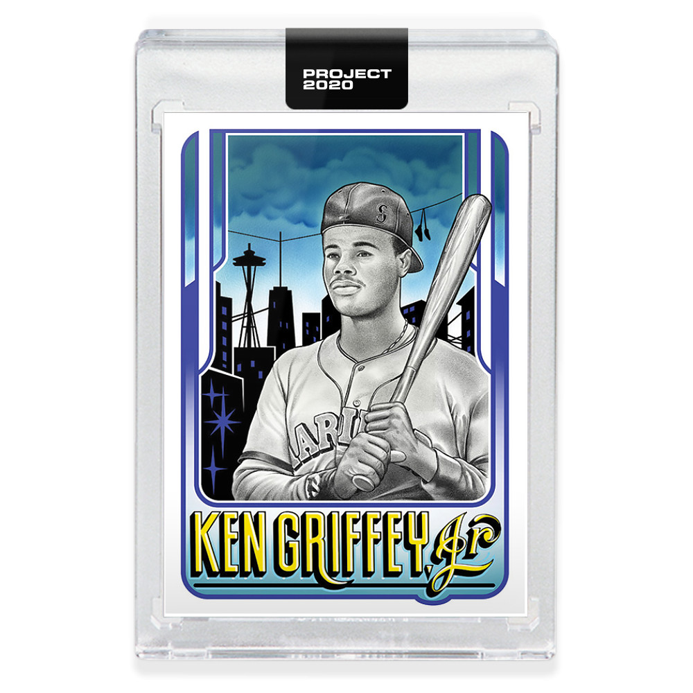 Topps PROJECT 2020 Card 177 - 1989 Ken Griffey Jr. by Mister Cartoon - PR: 6527