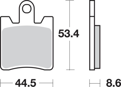 SBS HS Sintered Brake Pads 740HS