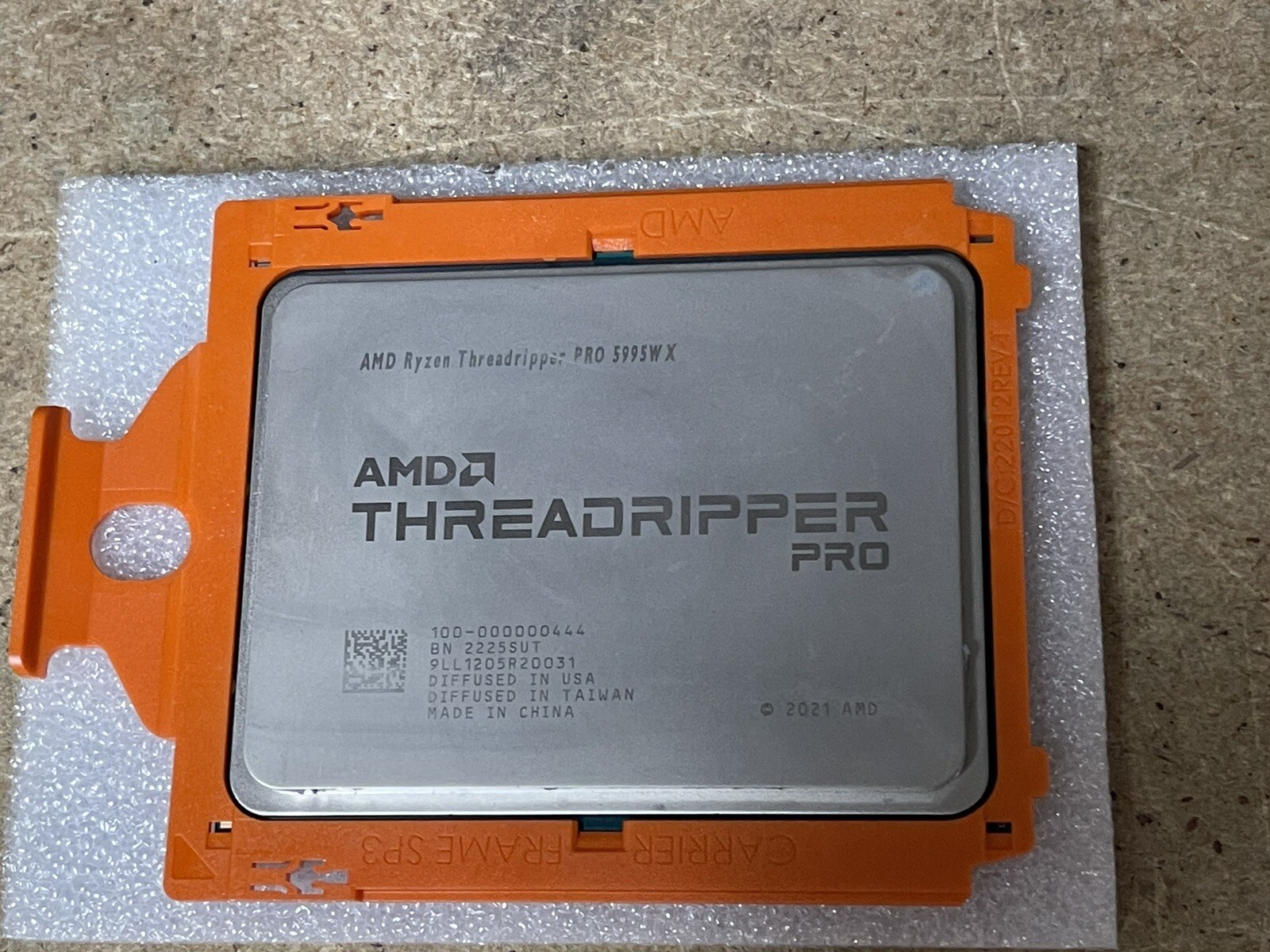 AMD Threadripper Pro 5995WX 64Core 128Threads 2.7 GHz CPU (100