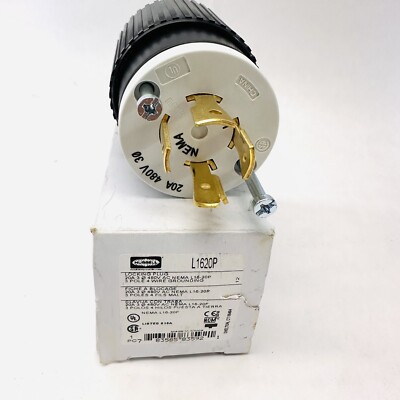 HUBBELL L1620P LOCKING PLUG MALE | eBay