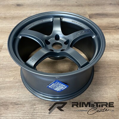 Gram Lights 57CR 18x9.5 +22/18x10.5 +22 5x114.3 Gun Blue II Staggered (Set of 4)