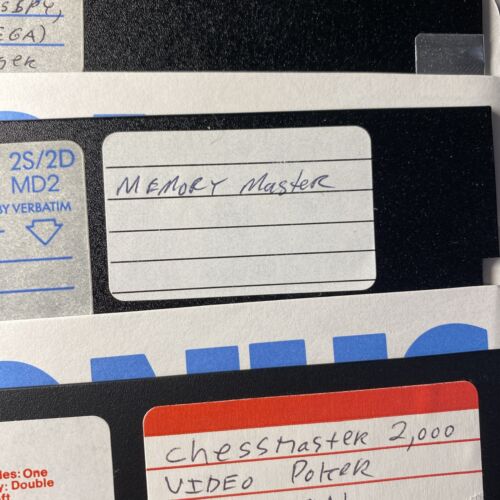 Lot Of 5.25” Floppy Disks Games For Pc Manhunter, Defender Of The Crown, Tetrus - Picture 7 of 12
