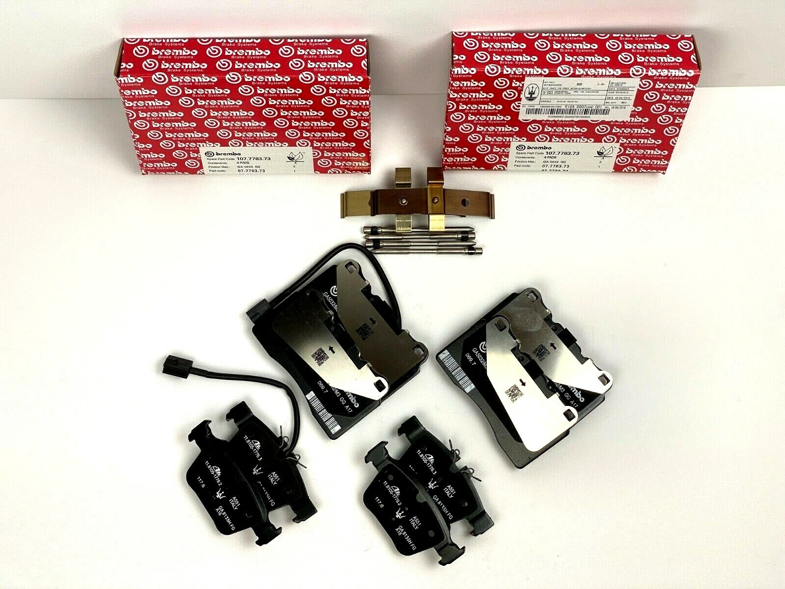 🚚Maserati Ghibli & Quattroporte Base Model Front & Rear Brake Pads - Genuine