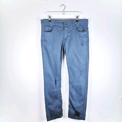 Baldessarini Jeans Mens Trousers Blue W36 L32 John Slim Hugo Boss Straight Leg