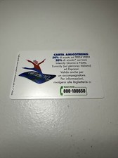 SCHEDA TELEFONICA TELECOM CARTA AMICOTRENO  FERROVIE DELLO STATO  USATA