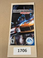 Need for Speed: Underground R - PSP Playstation Portable- Manual Only  NO GAME 