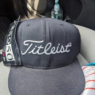 Vintage Titleist Earl Woods Tiger Woods New Era 59/50 Fitted Hat
