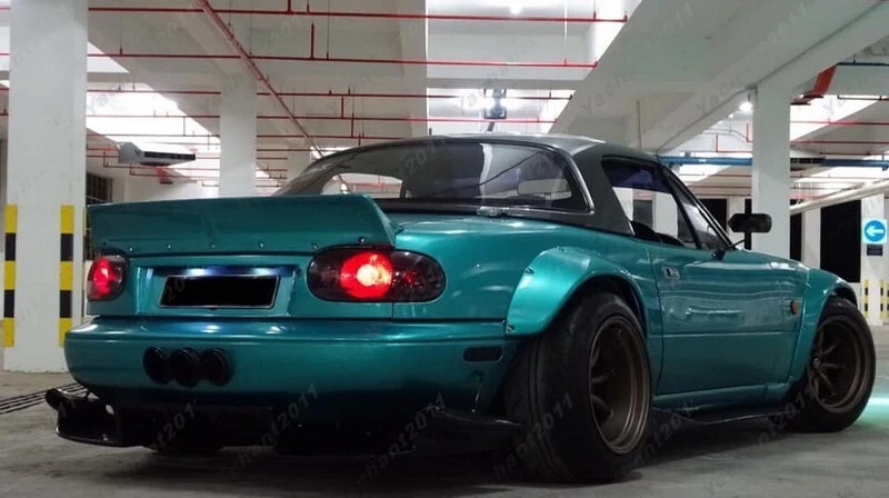 FRP PD RB BodyKit(Lip,Fender,Wing Spoiler) For 89-97 Mazda Miata MX5 NA - Image 2 of 4