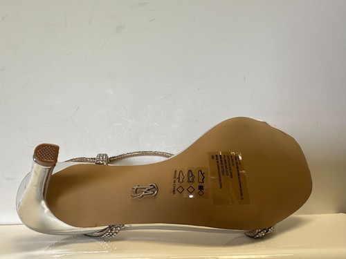STEVE MADDEN Ratify Embellished Silver Sandals UK 5 US 7.5 EU 38 REF M513# - Picture 5 of 5