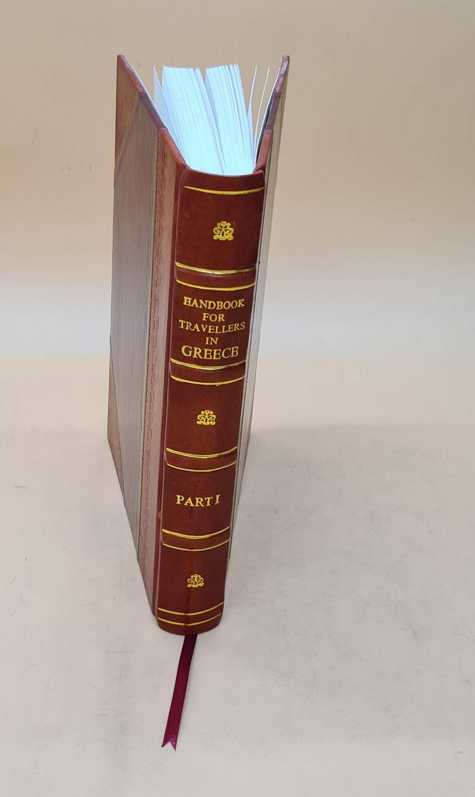 Leather Bound Handbook for Travellers in Greece and the Ionian Islands