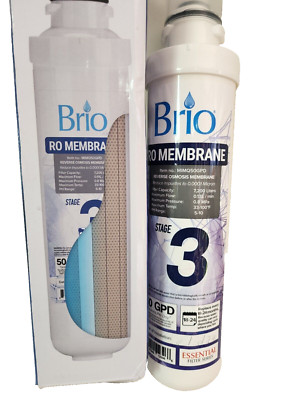 Brio MIMQ50GPD Water Cooler Filter Replacement Stage-3 RO Membrane