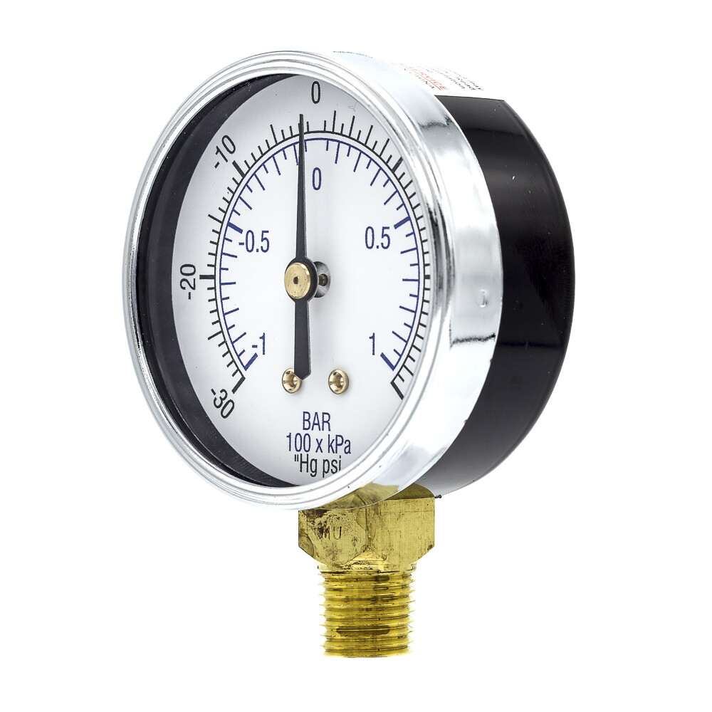 Dry Lower Mount Vacuum Gauge with 2.5