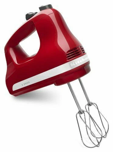 KitchenAid KHM512ER Ultra Power 5-Speed Hand Mixer - Empire Red