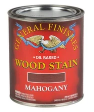 General Finishes Oil Based Penetrating Wood Stain 1 Quart Mahogany