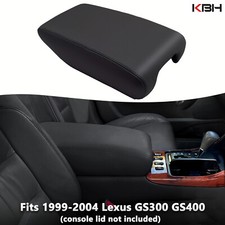 Fit 99-04 Lexus Gs300 Gs400 Gs430 Center Console Lid Leather Armrest Cover Black Fit 99-04 Lexus Gs300 Gs400 Gs430 Center Console Lid Leather Armrest Cover Black