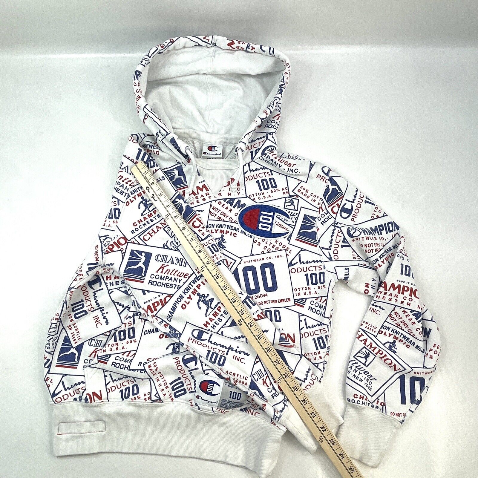Champion 100 Year Anniversary All Over Graphic Sw… - image 5
