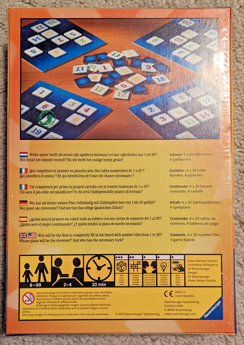 LUCKY NUMBERS Family Board Game Ravensburger 26565 Multilingual - Picture 8 of 9