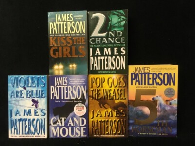 SAMMLUNG PAKET - 6 x JAMES PATTERSON - ENGLISCHE SPRACHE! - 2nd Chance u.v.a.