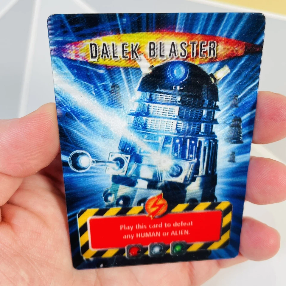 Dr Doctor Who Darlek Blaster Battles in Time Cards - Rare Card Set - Image 3 of 4