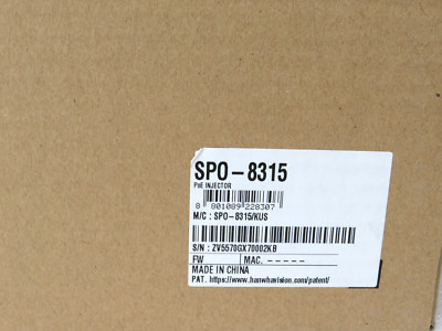 Hanwha SPO-8315 83W / 1.5A HPoE Injector With SFP Port [CTNO]