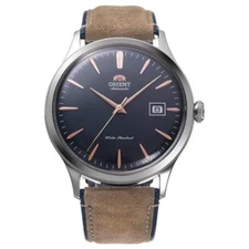 Orient Automatic Men's Watch RA-AC0P02L Bambino Brown Leather