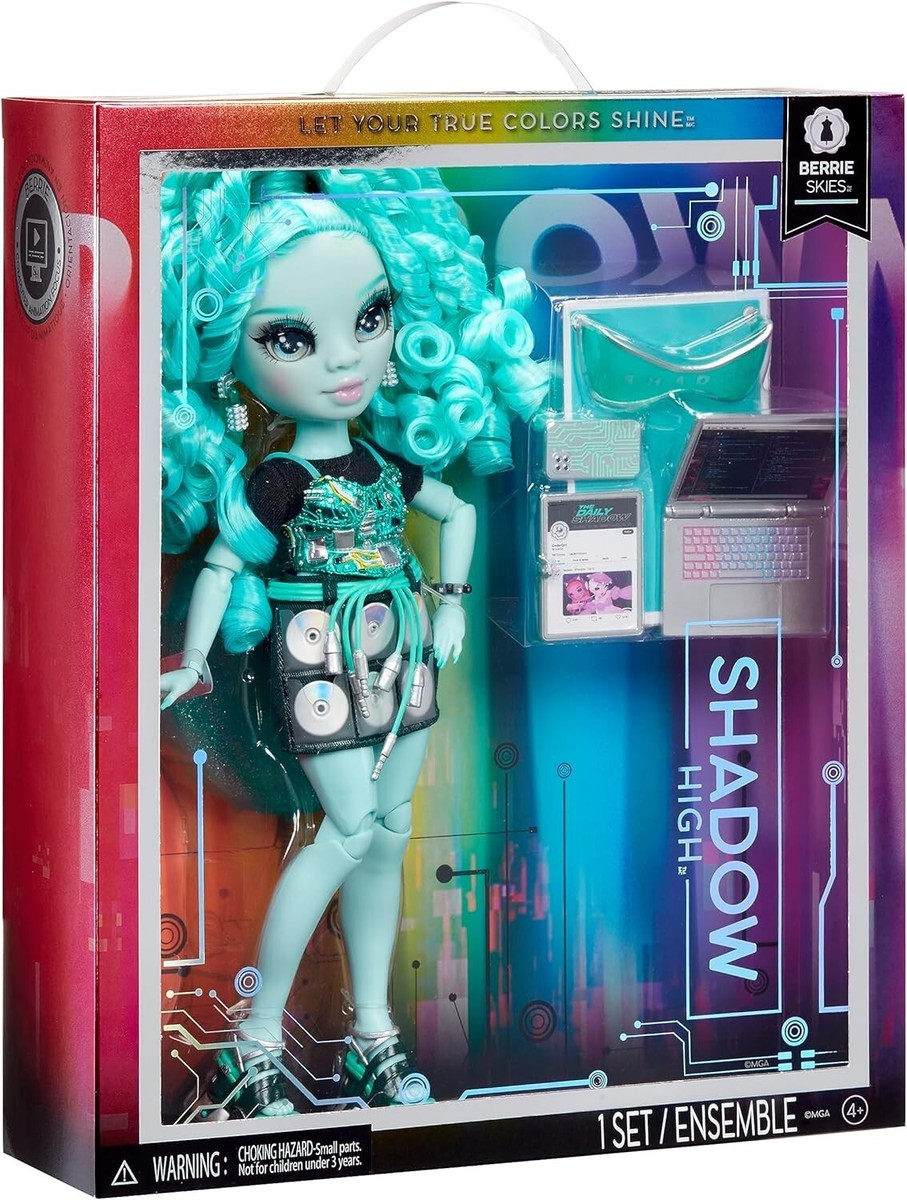 Rainbow High Shadow High Berrie - Blue Fashion Doll. Fashionable