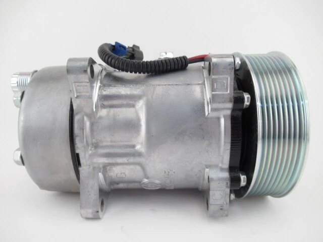 AC Compressor OEM Sanden SD7H15 fits Mack / Volvo QR - Image 2 of 4