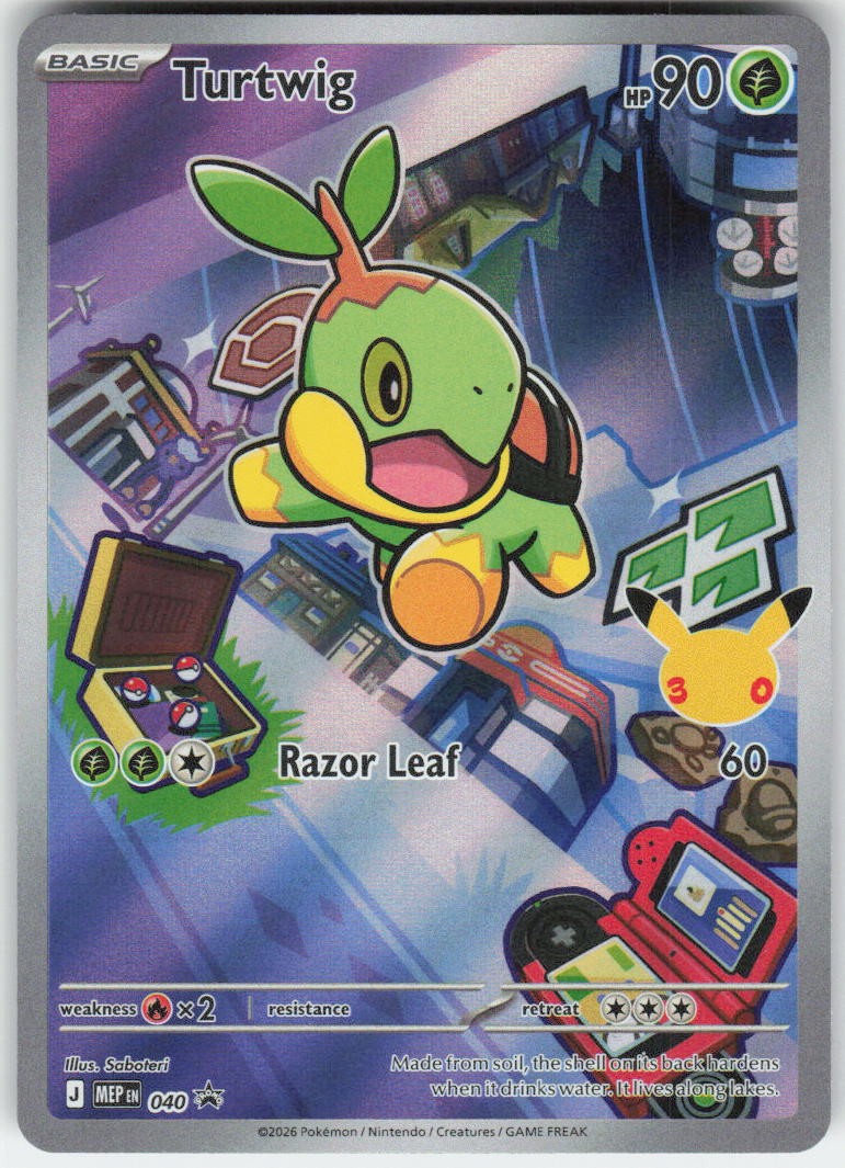 Turtwig 040 Holo Promo Near Mint