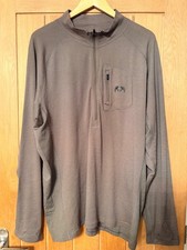 New without tags - KUIU - ULTRA Merino 145 Zip-T Hunting Shirt | Ash – XXL