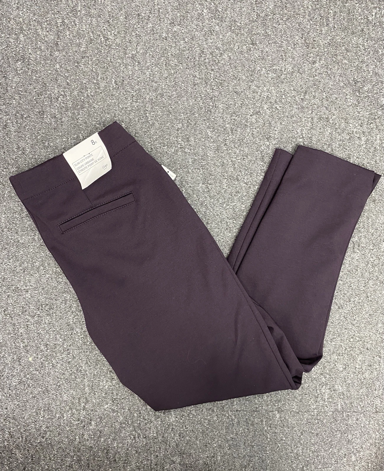 Gap Burgundy Slim Ankle Length Stretchy Fitted Capri Pant Trousers UK 8R BNWT PN
Opens in a new wind
