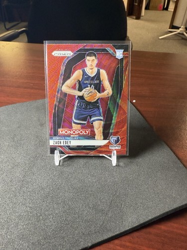 2024 Panini Prizm Monopoly Basketball Red Zach Edey #24 PSA 9
