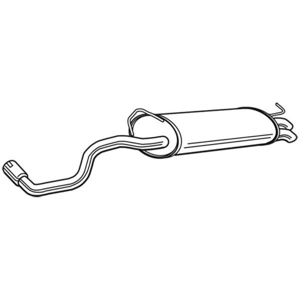 Walker EndschalldäMpfer SchalldäMpfer Hinten FüR Audi A3 1.8 2.0 1.6 FSI-image
