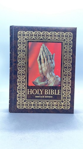 Holy Bible Heritage Edition 1977 KJV Stampley Enterprises Gilded Illustrated